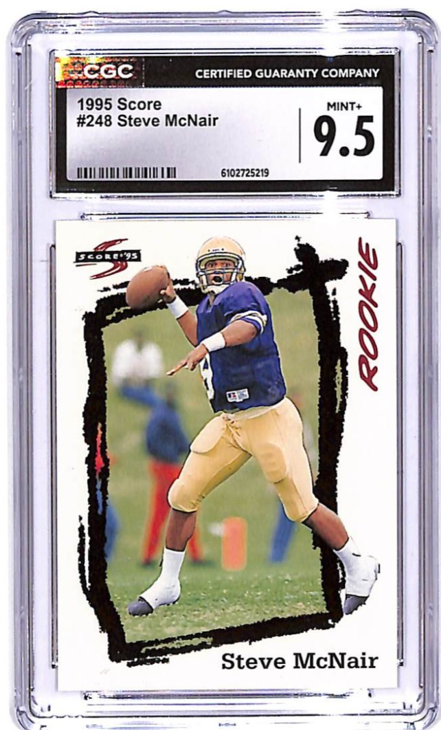 1995 Score Steve McNair Rookie RC #249 CGC 9.5 Titans