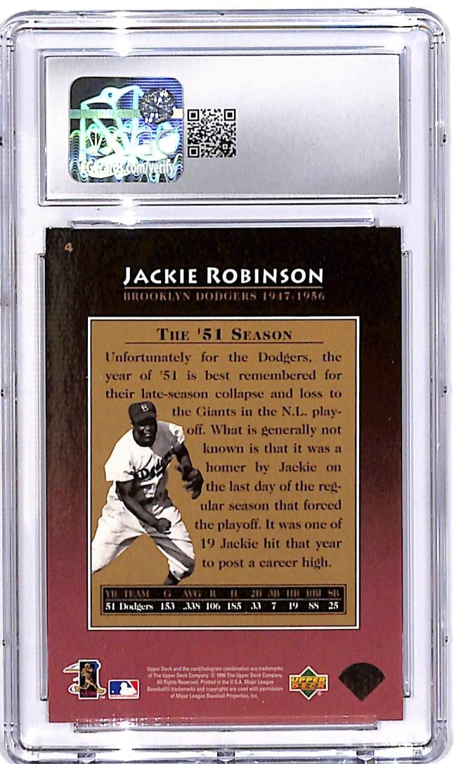 1997 Upper Deck Jackie Robinson #3 CGC 9.5 Dodgers