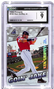 1998 Pinnacle Ken Griffey Jr Goin Jake #193 CGC 9 Mariners