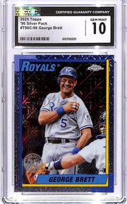 2025 Topps George Brett Silver Pack CGC 10 Royals