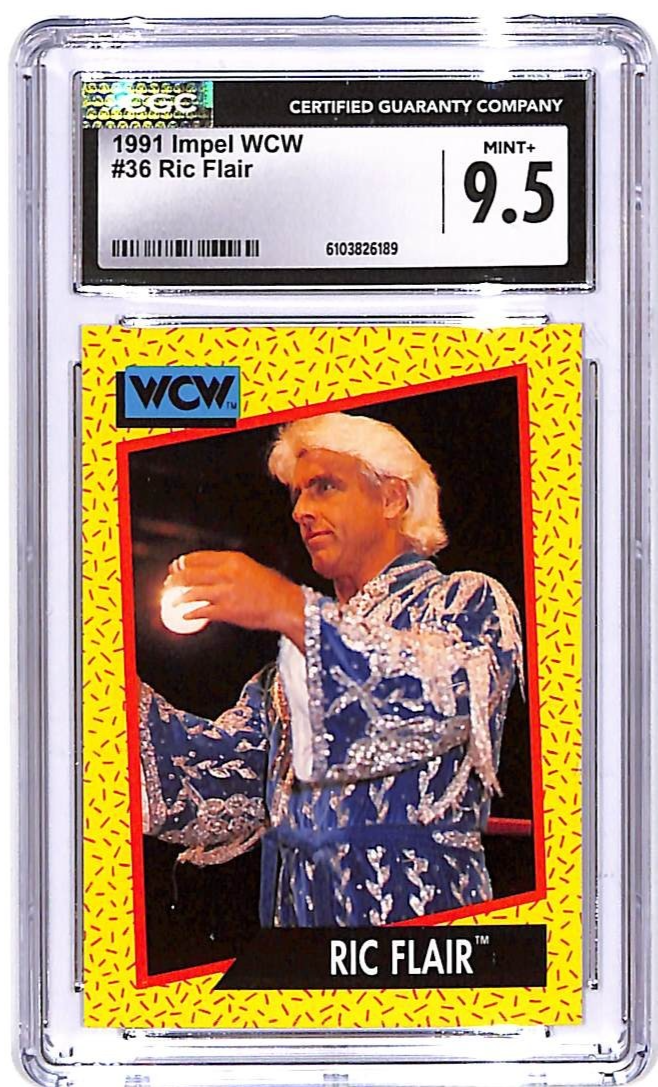 1991 Impel WCW Ric Flair #36 CGC 9.5