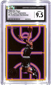 1993-94 Fleer Anfernee Hardaway First Year Phenoms Rookie RC #2 CGC 9.5 Magic