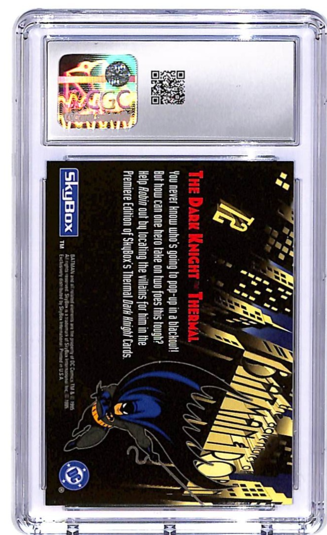 1995 SkyBox The Adventures of Batman and Robin The Dark Knight Thermal CGC 9.5