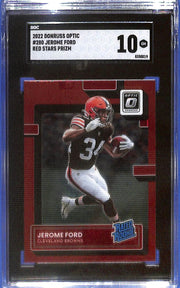2022 Donruss Optic Jerome Ford Rated Rookie RC Red Stars SGC 10 #280 Browns
