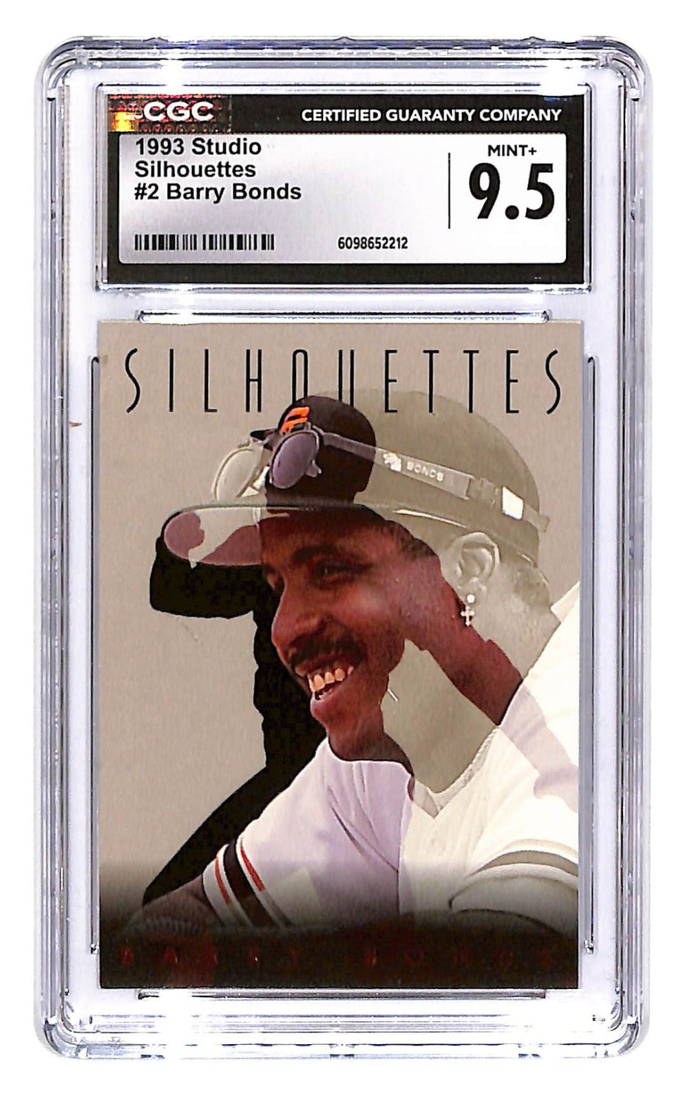 1993 Barry Bonds Leaf Studio Silhouettes #2 CGC Mint Plus 9.5