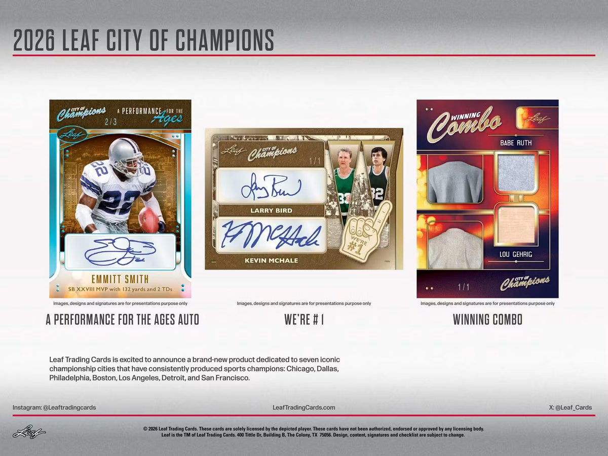 2026 Leaf City of Champions Box