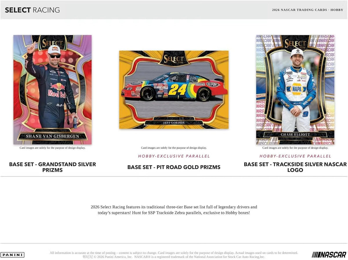 2026 Panini Select NASCAR Racing Hobby Box