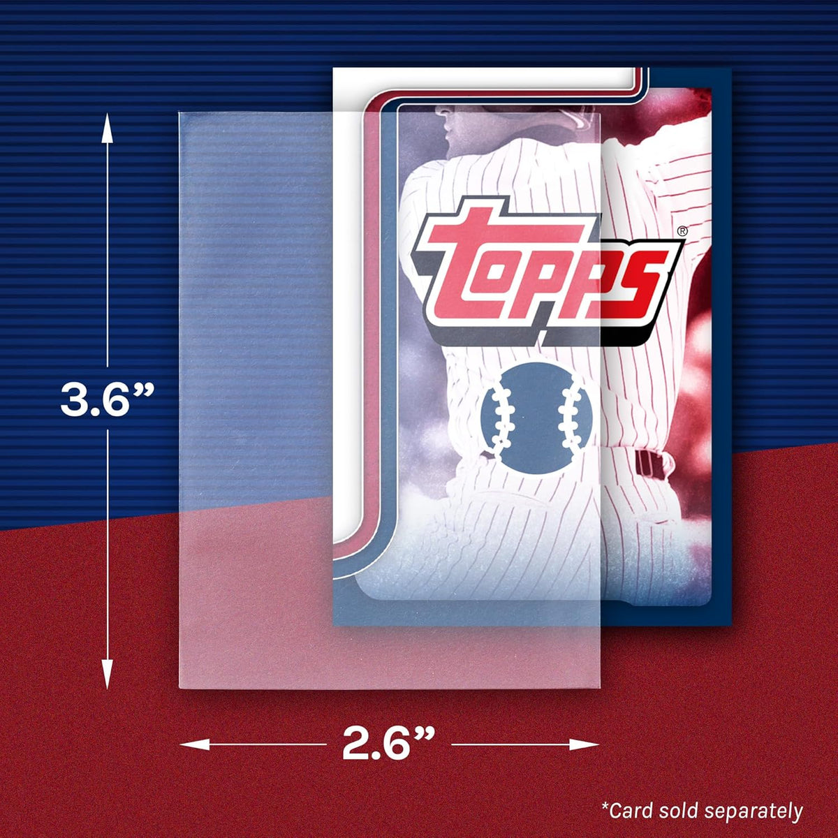 500 Count - Standard 2.5" x 3.5" Soft Card Sleeves for Trading Card Protection