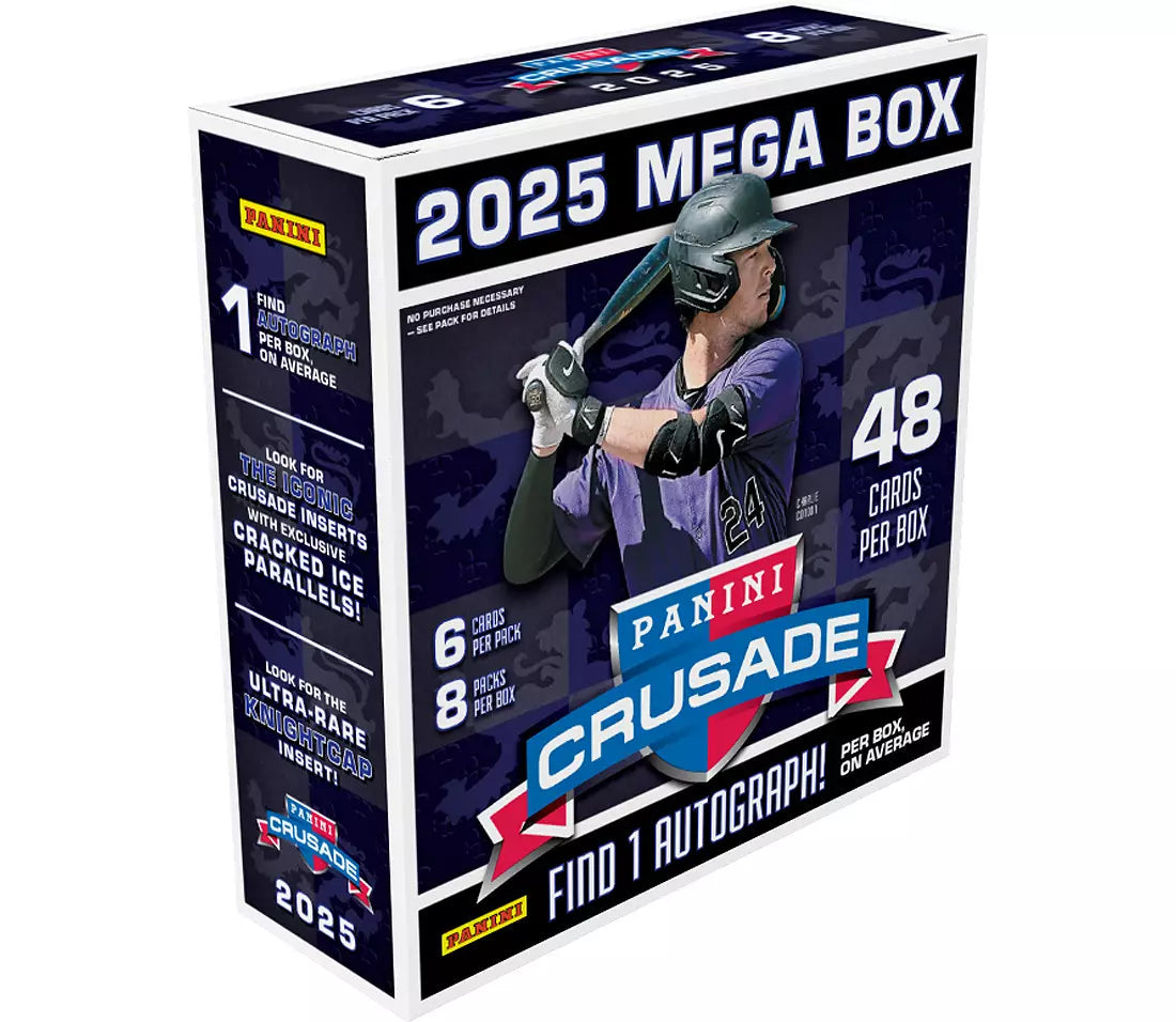 Panini 2025 Crusade Baseball Trading Cards Mega Box