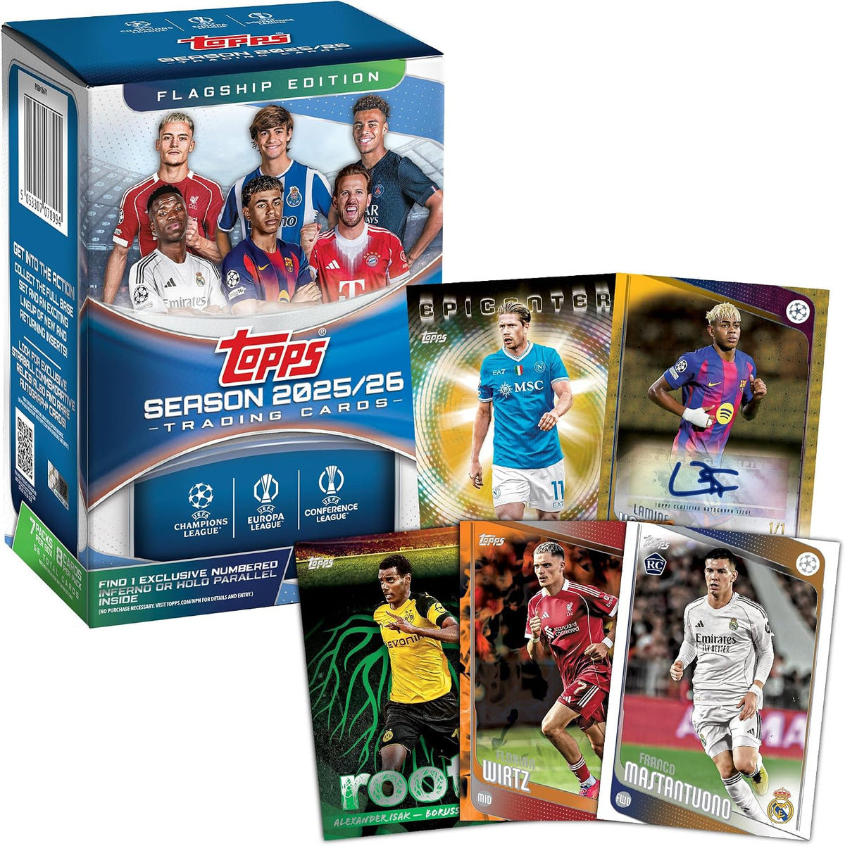 Topps 2025-26 Topps UEFA Club Competitions Soccer Value Blaster Box