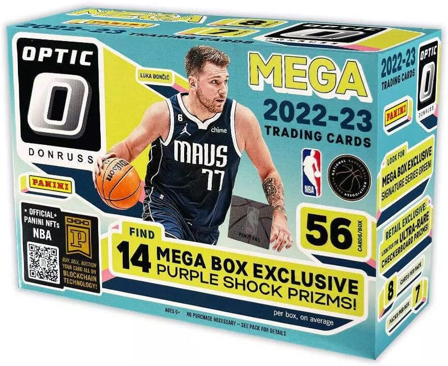 2022-23 Panini Donruss Optic Basketball Mega Box (Purple Shock Prizms!)