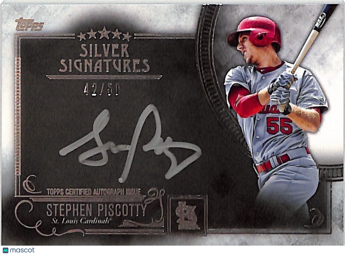 2016 Topps Five Star Stephen Piscotty Auto Silver Signatures /50 #FSSS-SP