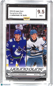 2024-25 Upper Deck Jonathan Lekkerimakir/Will Smith Young Gun Rookie 730 GAS 9.5