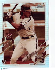 2021 Topps Chrome Alec Bohm Sepia Refractor Rookie RC #119 Philadelphia Phillies