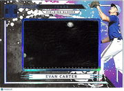 2025 Panini Impeccable Evan Carter /6 Fielding Gloves Patch #IJP-EC Rangers