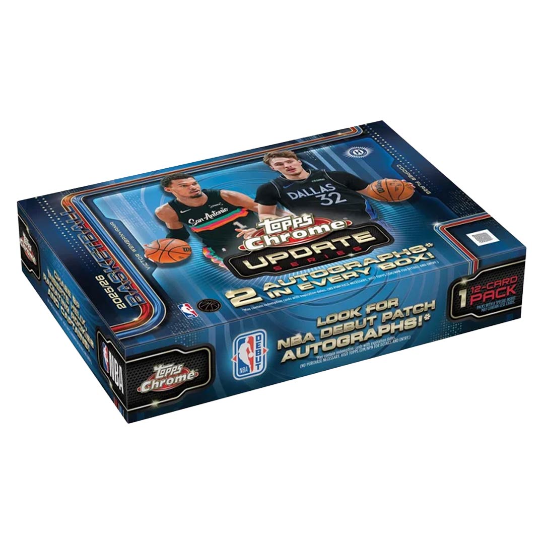 2025-26 Topps Chrome Update Series Basketball Delight Box