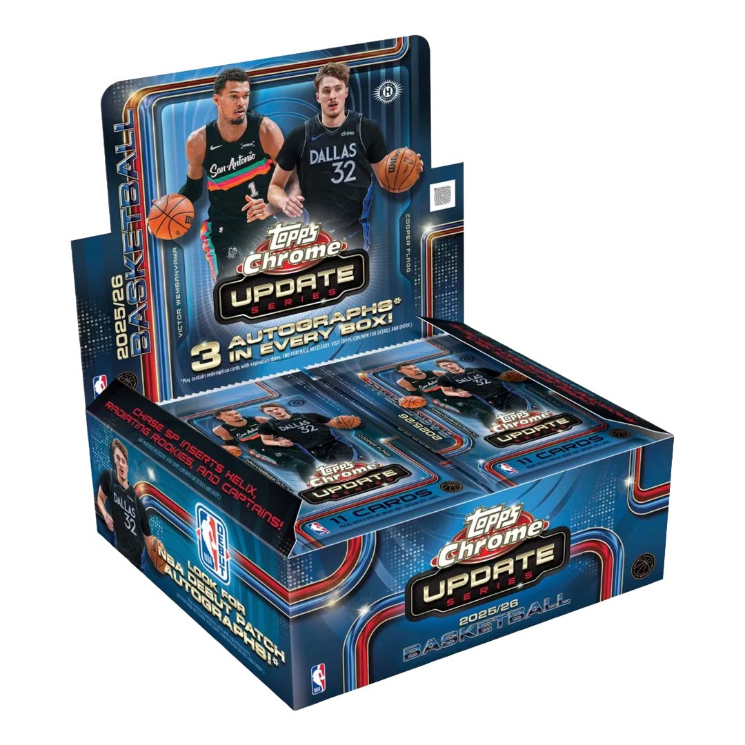 2025-26 Topps Chrome Update Series Basketball Hobby Jumbo Box