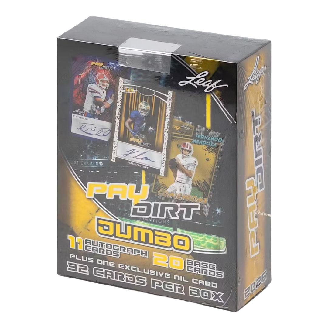 2026 Leaf Paydirt Football Jumbo Box