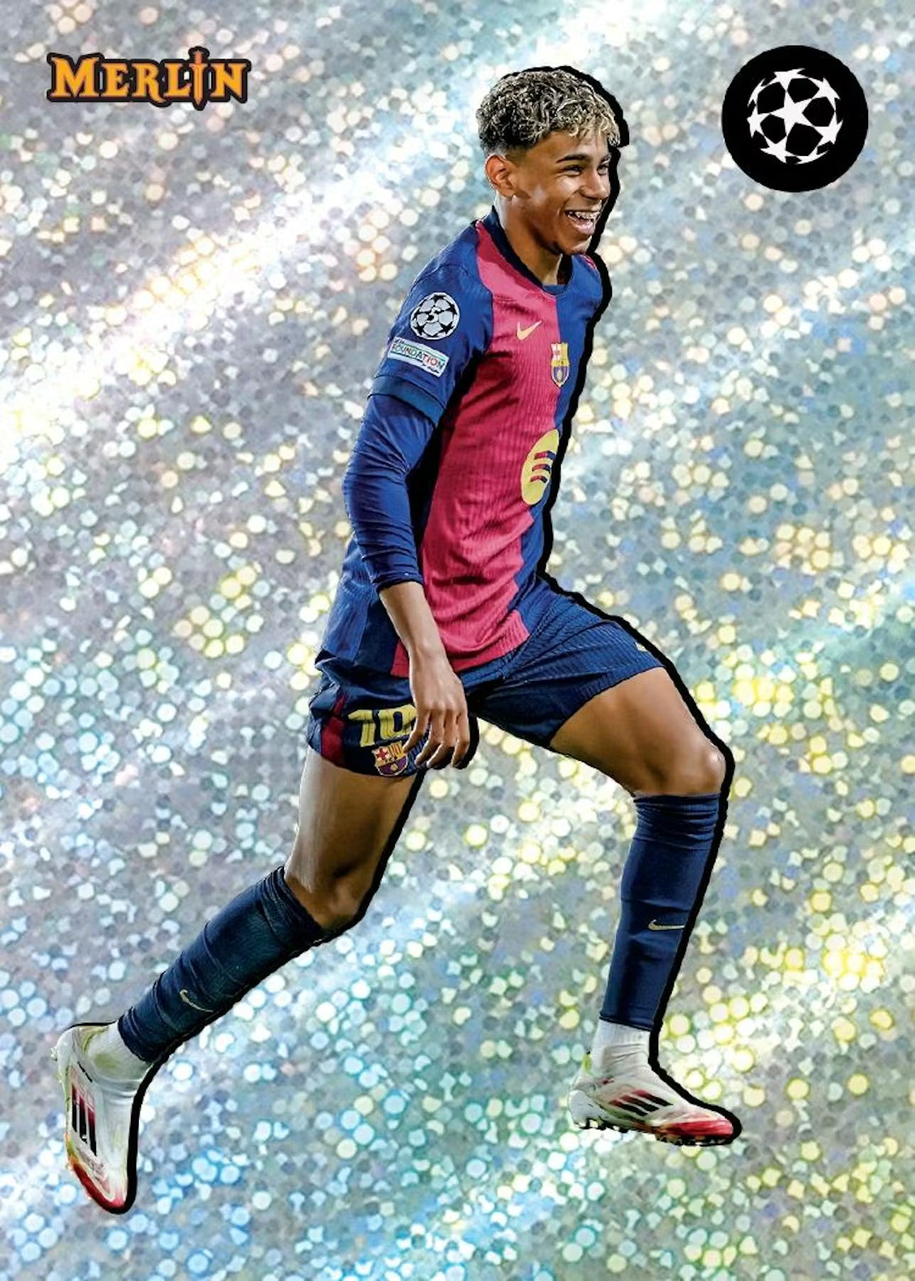 2024/25 Topps Chrome Merlin UEFA Club Competitions Soccer Blaster Box