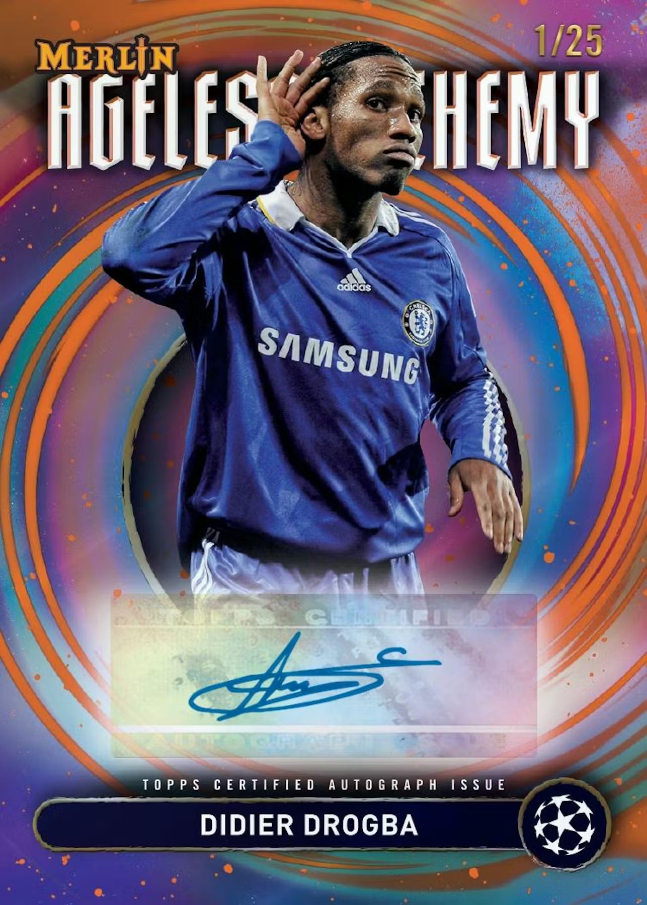 2024/25 Topps Chrome Merlin UEFA Club Competitions Soccer Blaster Box