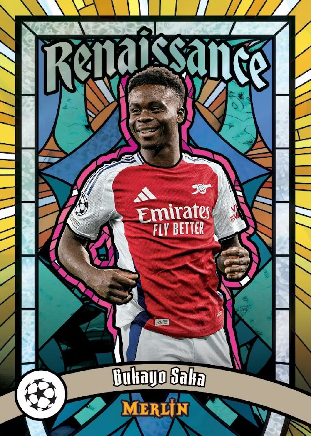 2024/25 Topps Chrome Merlin UEFA Club Competitions Soccer Blaster Box