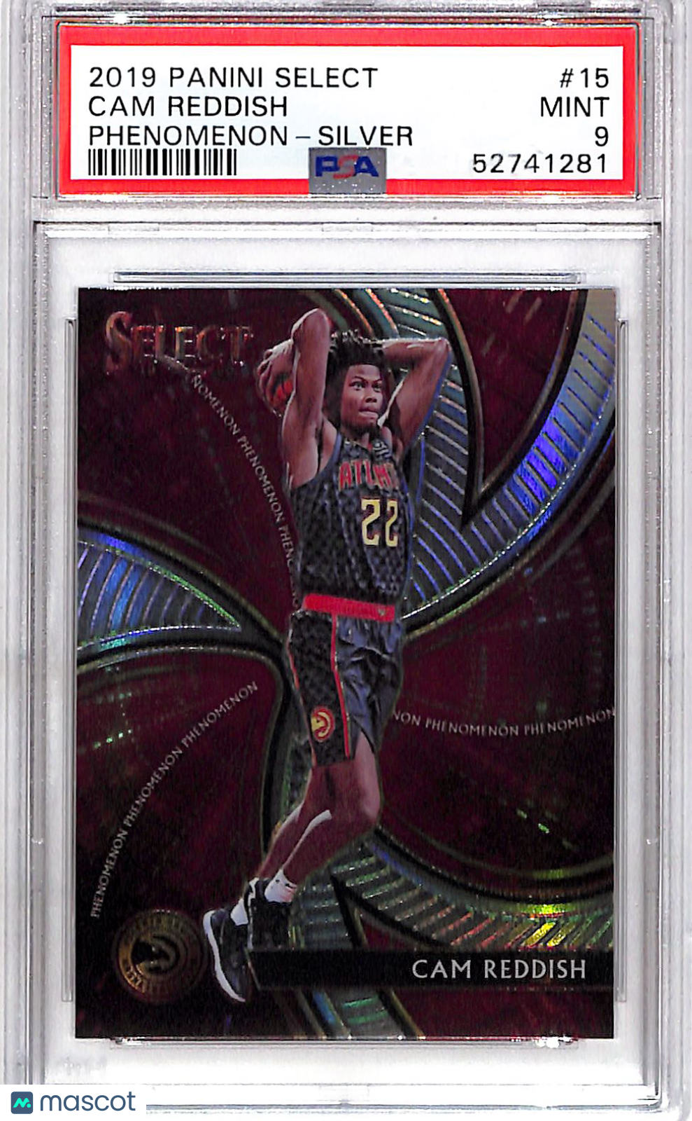 2019 Panini Select Phenomenon Cam Reddish #15 Silver PSA 9