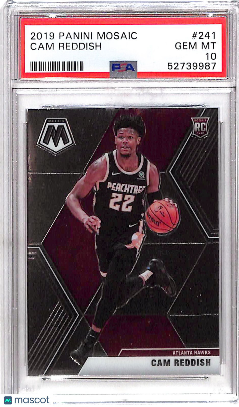 2019 Panini Mosaic Cam Reddish #241 PSA 10
