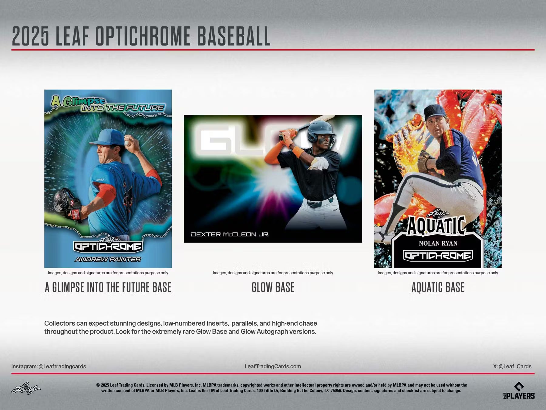 2025 Leaf Optichrome Baseball Hobby Box