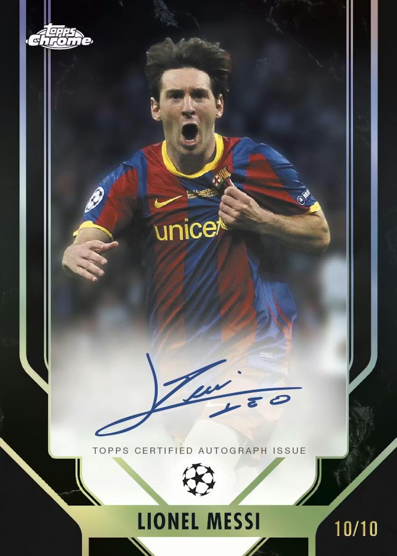 2025/26 Topps Chrome UEFA Club Competitions Soccer Mega Box