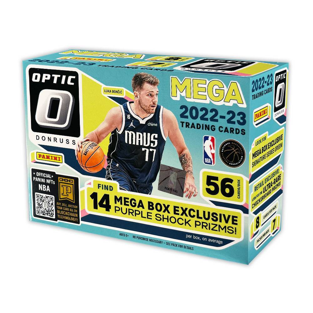 2022-23 Panini Donruss Optic Basketball Mega Box (Purple Shock Prizms!)