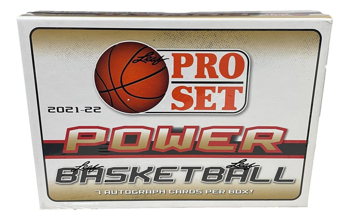 2021-22 Leaf Pro Set Power Basketball Hobby Box