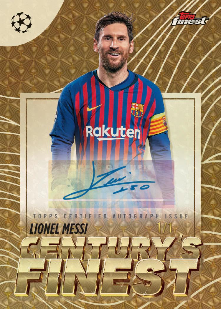 2025-26 Topps UEFA Club Competitions Finest Soccer Hobby Box