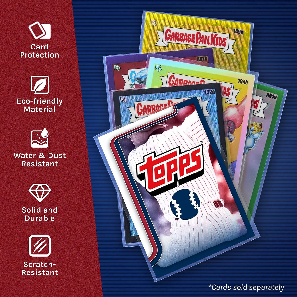 500 Count - Standard 2.5" x 3.5" Soft Card Sleeves for Trading Card Protection