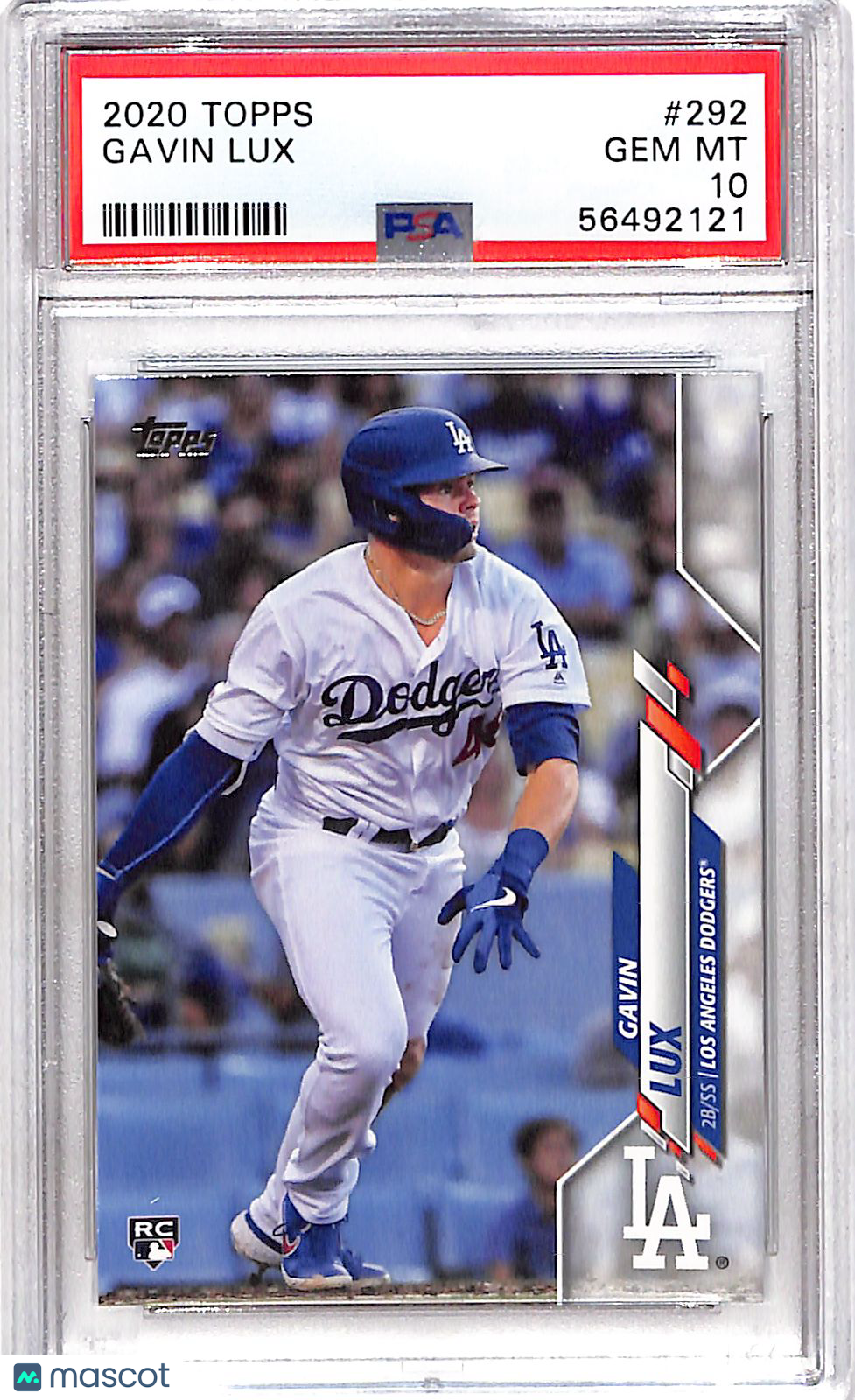 2020 Topps Gavin Lux #292 PSA 10
