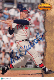 1994 Ted Williams Eddie Mathews Autograph #43 Milwaukee Braves