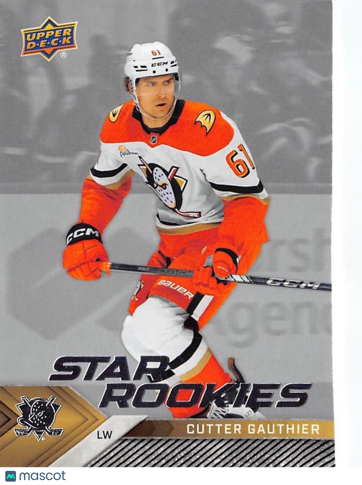 2024-25 Upper Deck NHL Star Rookies Box Set Cutter Gauthier #1 Anaheim Ducks