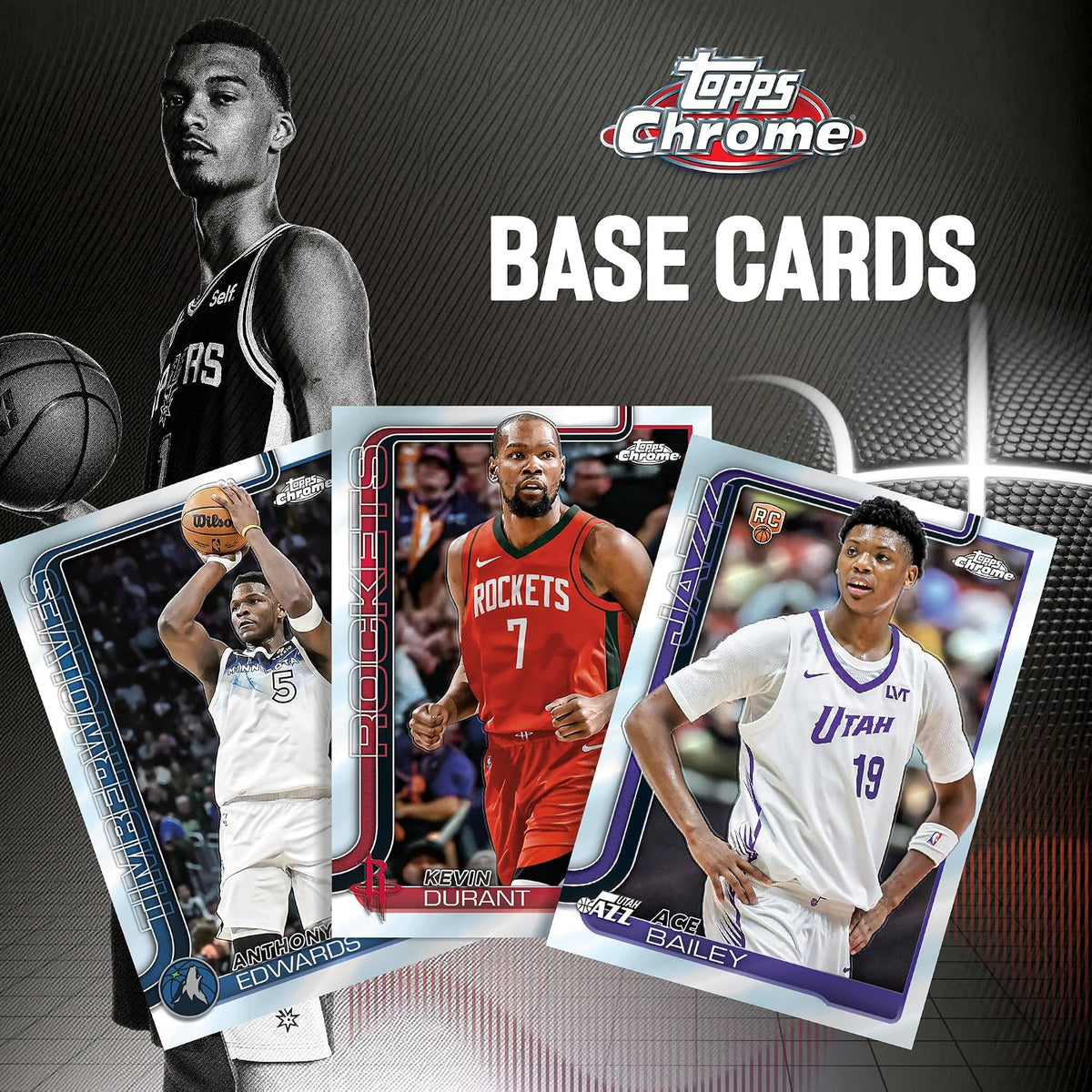 2025-26 Topps NBA Chrome Basketball Trading Card Value Box
