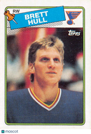1987 Topps Brett Hull Rookie #66 St. Louis Blues
