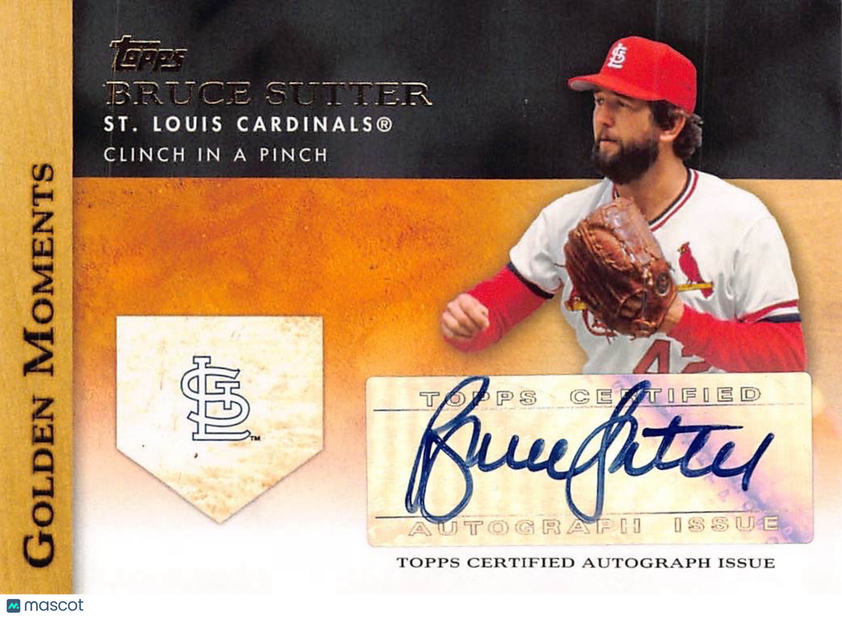 2012 Topps Golden Moments Bruce Sutter Autograph #GMA-BS St. Louis Cardinals