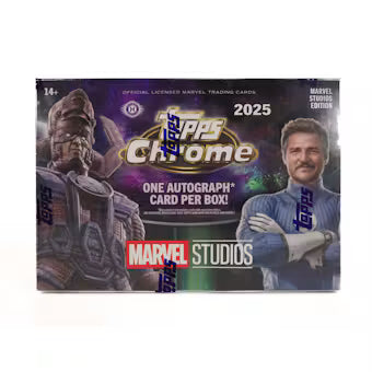 Topps 2025 Topps Marvel Studios Chrome Hobby Box