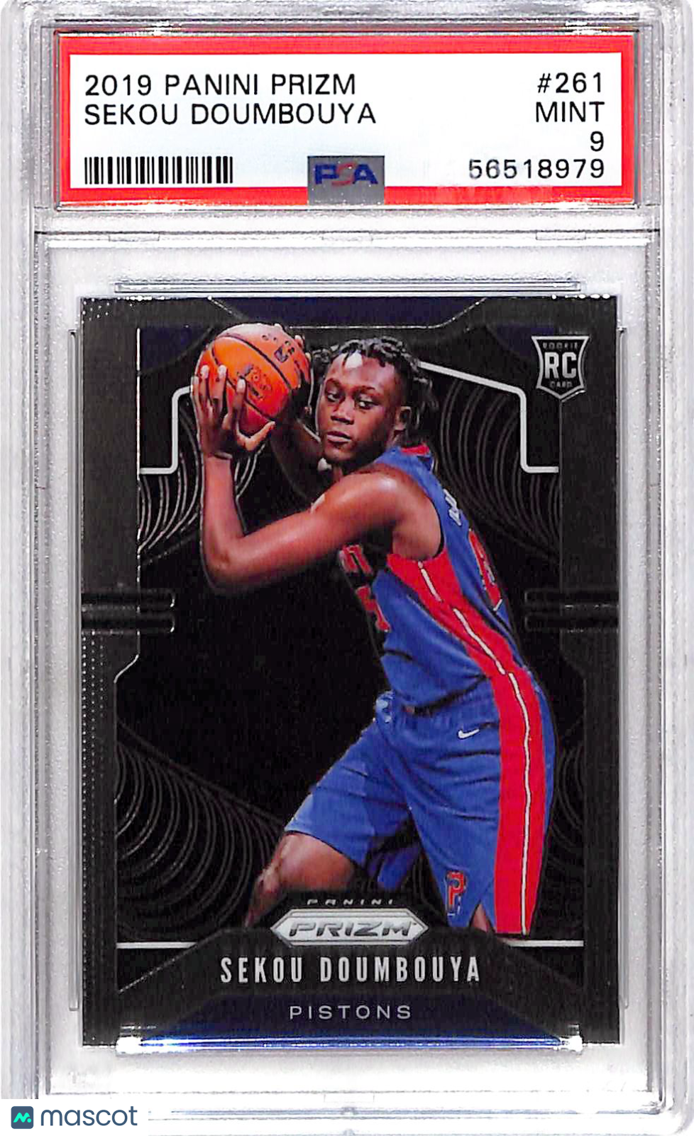 2019 Panini Prizm Sekou Doumbouya #261 PSA 9