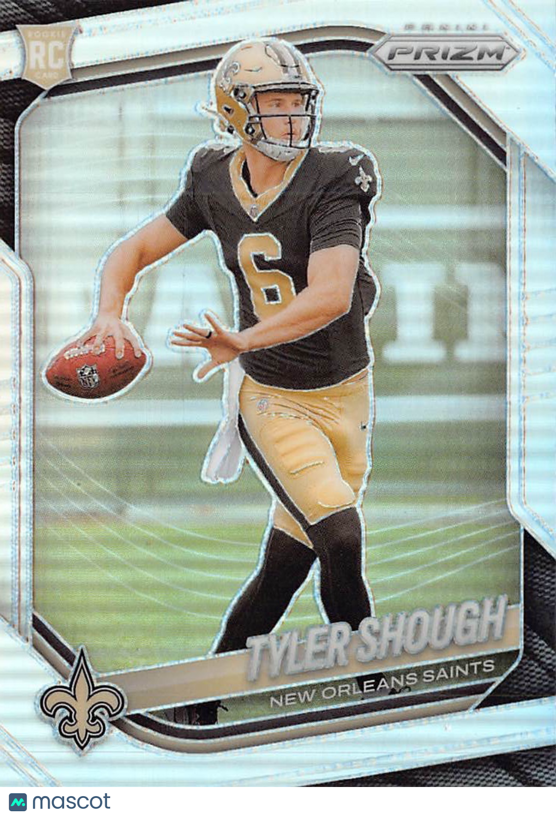 2025 Panini Prizm Football Tyler Shough Rookie RC #327 New Orleans Saints