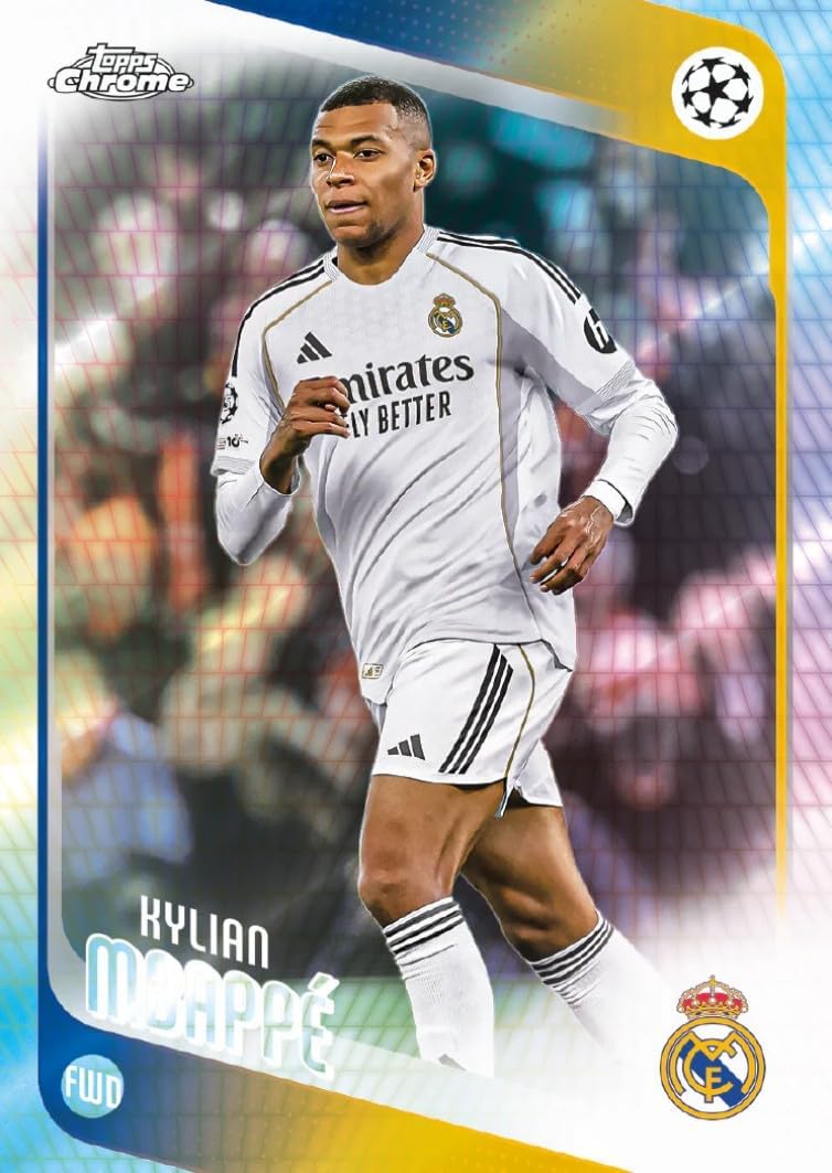 2025-26 Topps Chrome UEFA Club Competitions Soccer Hobby Box