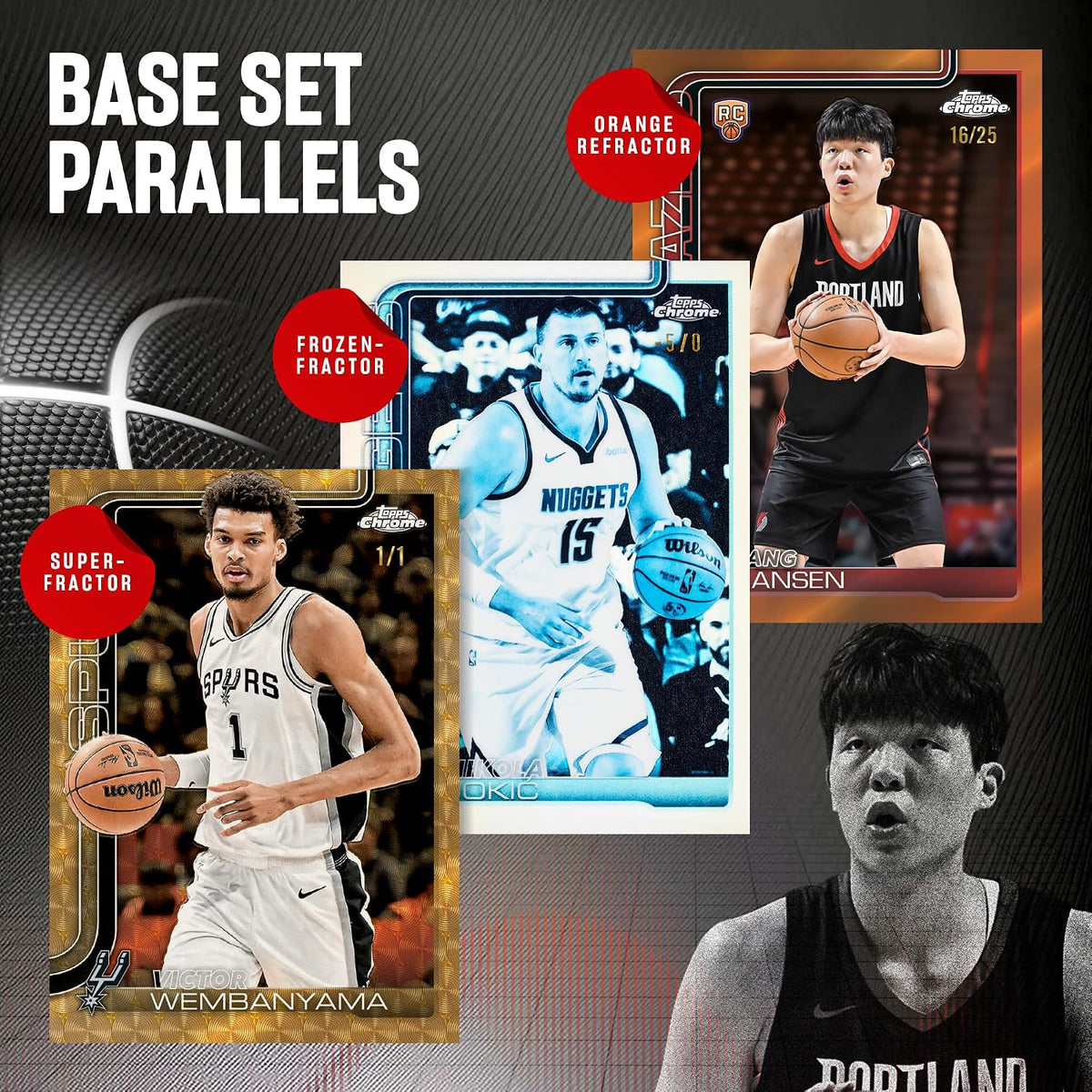 2025-26 Topps NBA Chrome Basketball Trading Card Value Box