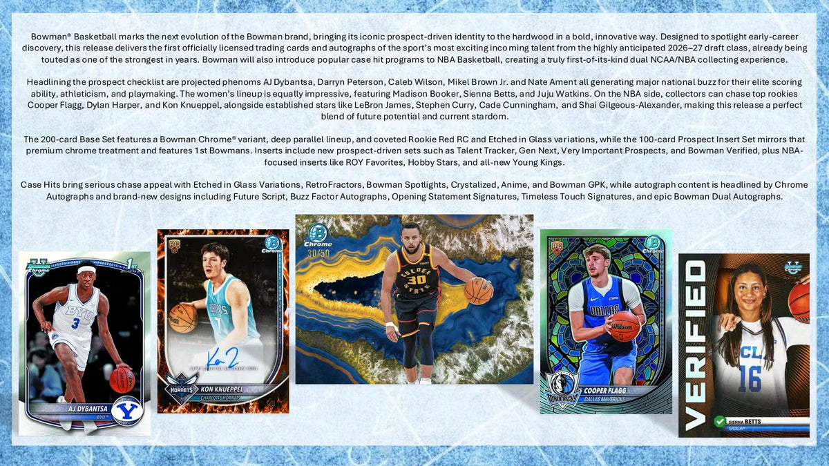 2025-26 Bowman Basketball Hobby Box