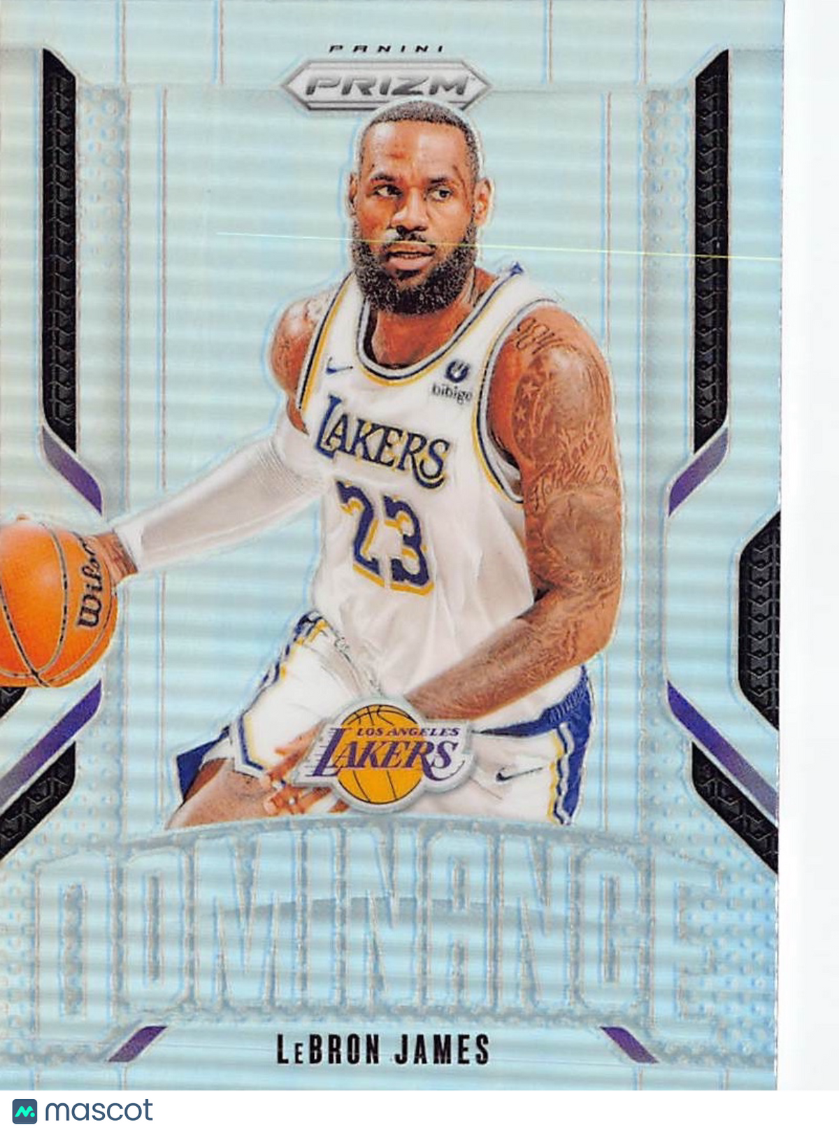 2024-25 Panini Prizm LeBron James Silver Dominance #14 Los Angeles Lakers