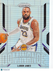 2024-25 Panini Prizm LeBron James Silver Dominance #14 Los Angeles Lakers