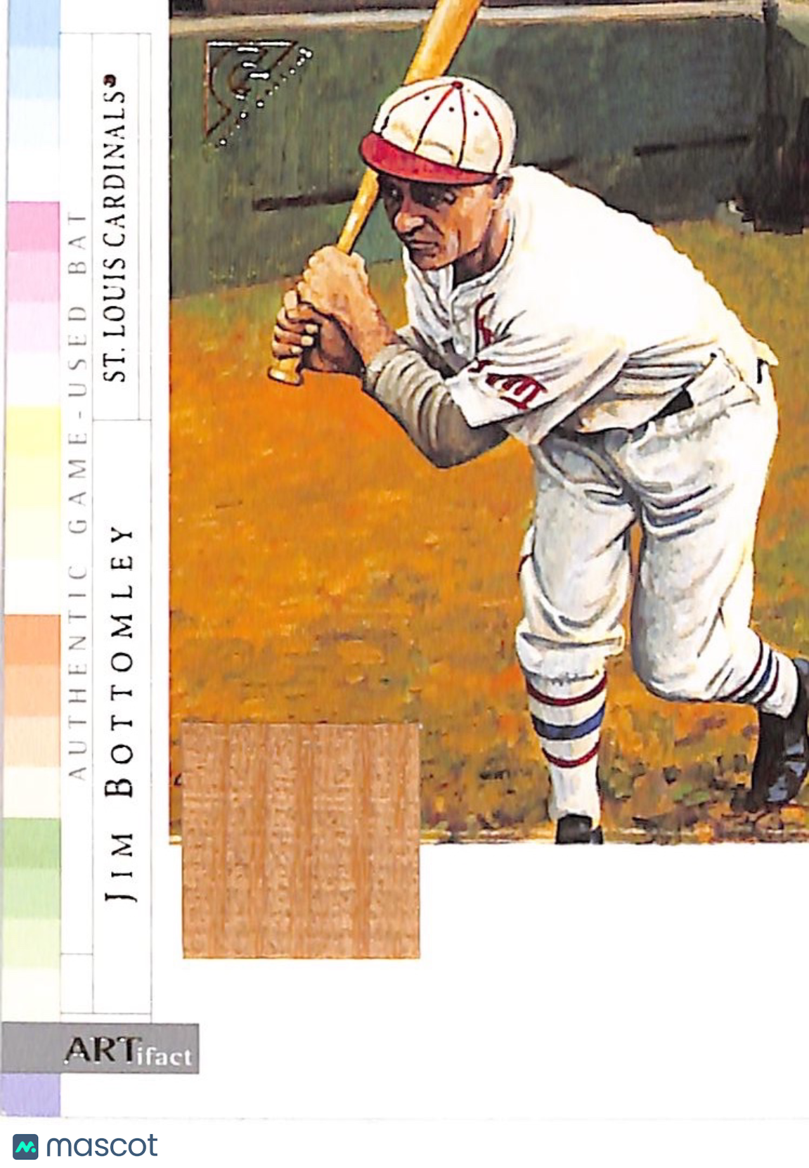 2003 Topps Gallery Hall Of Fame Edition Jim Bottomley Bat #AR-JB Cardinals