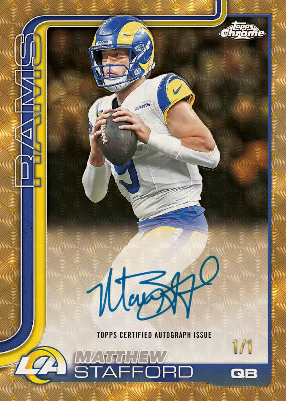 2025 Topps Chrome Football Hobby Box