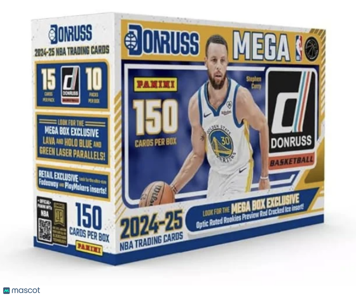 2024-25 Panini Donruss NBA Basketball Trading Card Mega Box